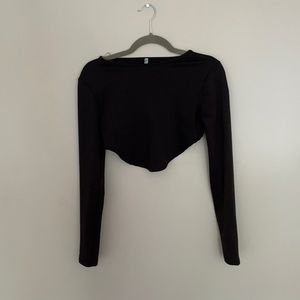 Fasionova backless crop top size S